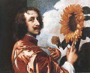 Anthony Van Dyck Self-Portrait with a Sunflower oil